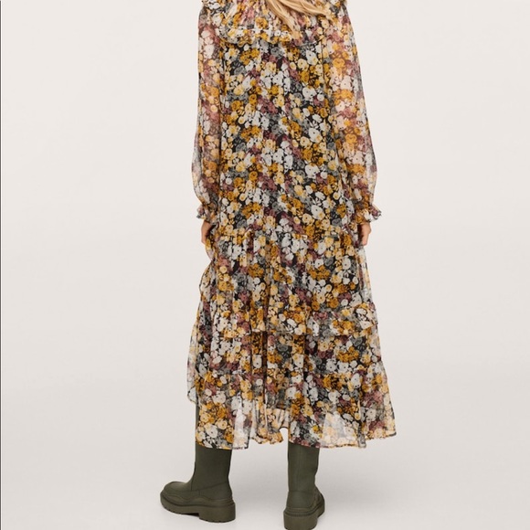 Floral print dress - over sized - Picture 3 of 5